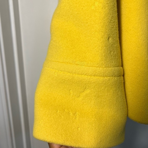 Tommy Hilfiger Yellow Double-Breasted Women's Coat - Picture 7 of 8